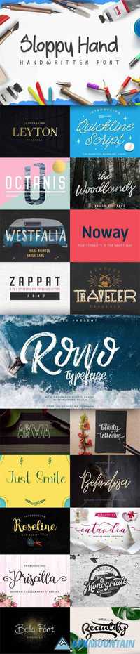20 Sophisticated Fonts Collection For Designers