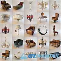 Vargov 3D models Furniture Collection