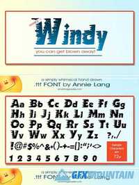 Annie’s Windy Font