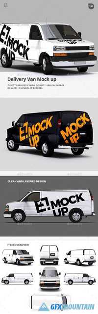 Delivery Van Mock up - 19652624