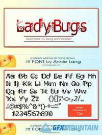 Annie's LadyBugs Font 1164207