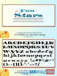 Annie's Fun Stars Font 1164076