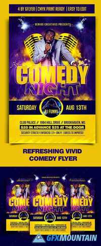 Comedy Night Flyer Template 19753243