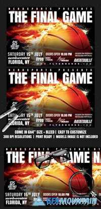 Basketball Final Game Sports Flyer 19754157