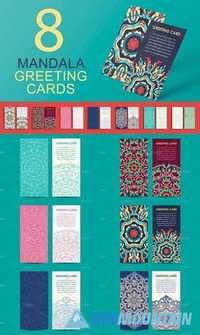 Mandala greeting cards set 1196278