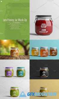 Jam Honey Jar Mock-Up 1196817