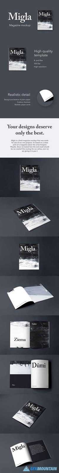 Migla Print Magazine Mockup  829708