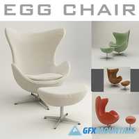 TurboSquid Egg Chair
