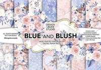 WATERCOLOR BLUE AND BLUSH DP PACK - 1425002