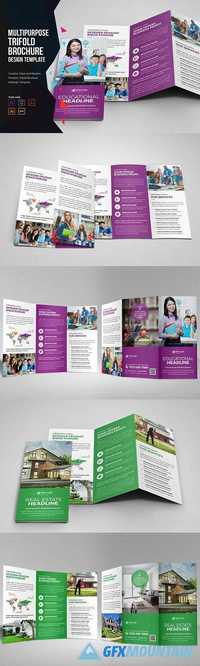 Multipurpose Trifold Brochure Design 1446800