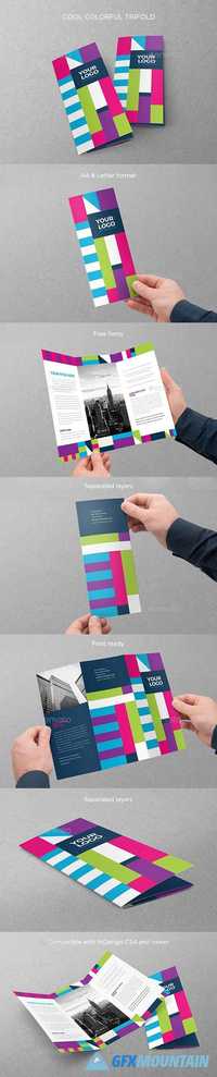 Cool Colorful Trifold 19801113