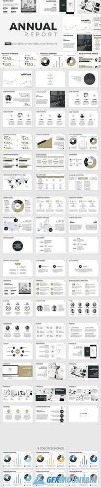 Annual Report PowerPoint Template 1373233