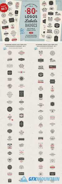 80 Modern Vintage Logos vol 3 1408700