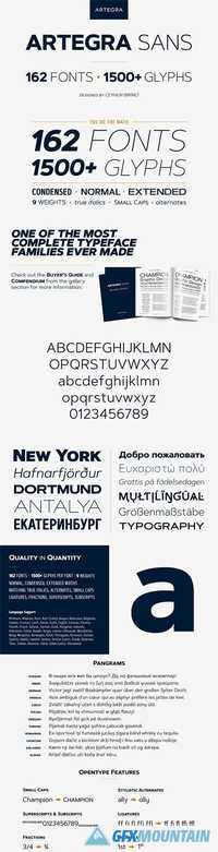 Artegra Sans font family