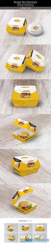 Burger Box Mockups 19852419