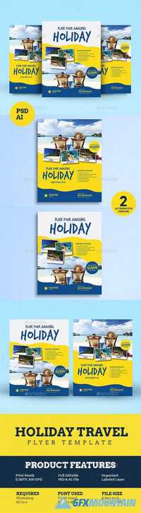 Holiday Travel Flyer Vol 02 15541197