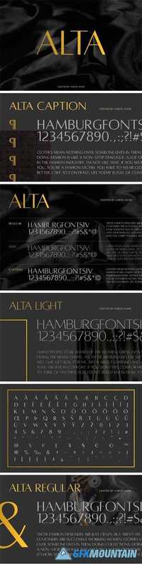 Alta Typeface (3 Weights) 1434641