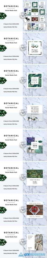 Botanical Social Media Pack - 1434746