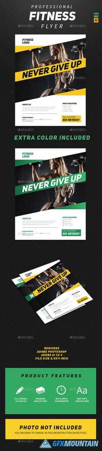 Professional Fitness Flyer 14041614