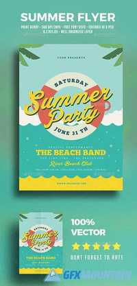 Summer Beach Flyer 19810810