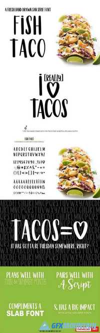 Fish Taco Font 1470548