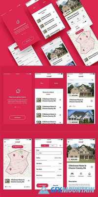 Casa - Property Mobile App UI Kit - CM 1091336