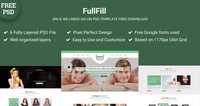 FullFill – Spa & Willness Salon Psd Template