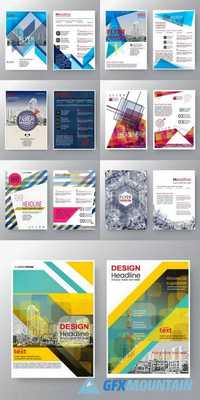 Abstract Background for Poster Brochure Flyer Design Layout Vector Template in A4 Size