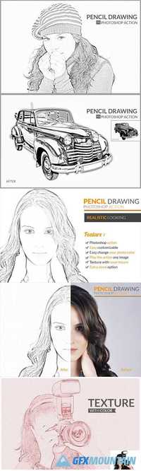 Realistic pencil drwaing action 1490053