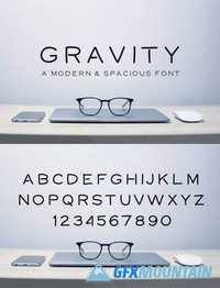 Gravity – Modern and Spacious Font