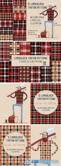 12 Lumberjack Tartan Patterns 1424214