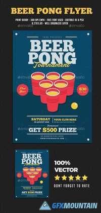 Beer Pong Flyer 19890205