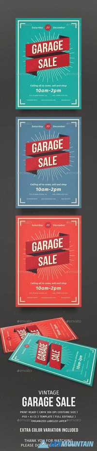 Vintage Garage Sale flayer 14118689