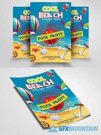 Summer Beach Party Flyer 1514804