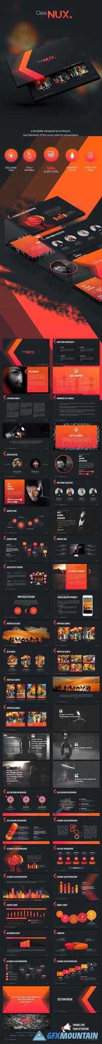 Cleanux - Powerpoint Presentation Template 20071999