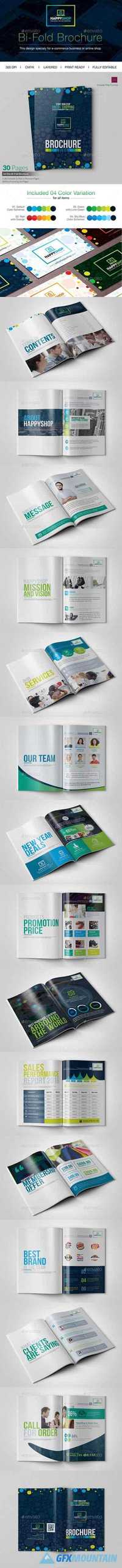 E-Commerce Promotional Bi-Fold Brochure 14464632
