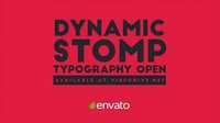 Dynamic Stomp Typography Open 19994003