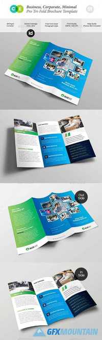 Business Clean Corporate Pro Tri-Fold Brochure V01 20089081