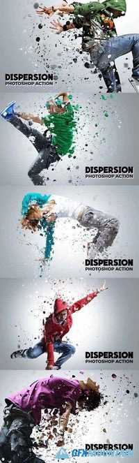 Dispersion Photoshop Action 1591504