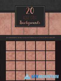 Rose Gold Geometric Backgrounds