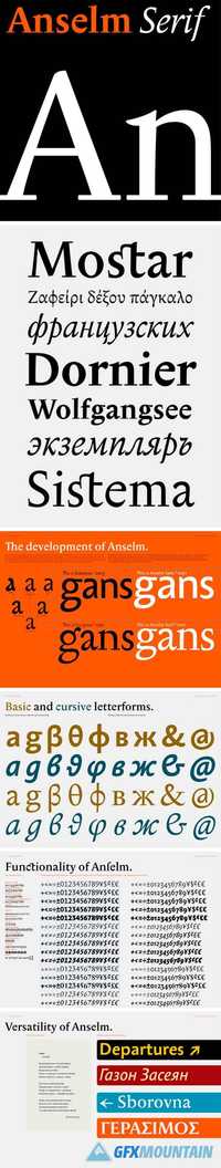 Anselm Serif Font Family