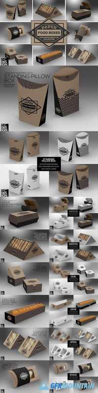 VOL.5: Food Box Packaging Mock Ups 1286576