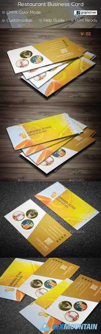 Restaurant Business Card V 02 20071883