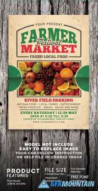 Farmer Market Event Flyer 19875083