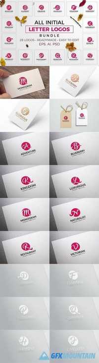 All Initial Letter Logos Bundle 1243151