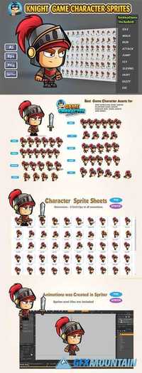 Knight 2D Game Character Sprites 1232103