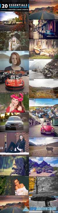 20 + Photoshop Actions Pack 20142101