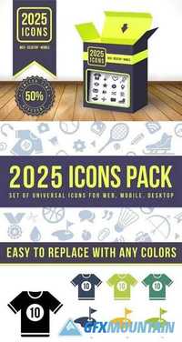 2025 Vector Icons Pack 1545536