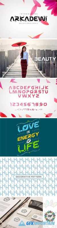 ARKADEWI Typeface 1602789