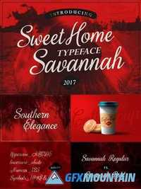 Sweet Home Savannah Font Duo 1587698